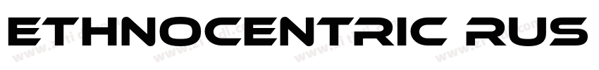 Ethnocentric RUS LAT字体转换